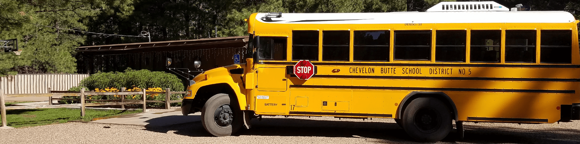 Chevelon Butte Elementary School District #5 school bus